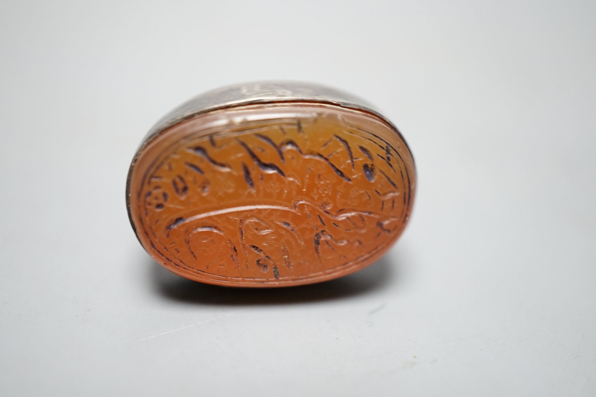 Three glass intaglios and an Islamic seal